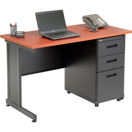 Interion By Global Industrial Office Desk Kit, 24 in D X 30 in H, 48 in W X 670078CH